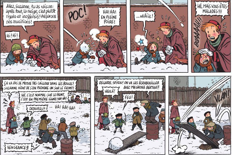 Extrait de la bande dessinée Spirou, l'espoir malgré tout d'Emile Bravo (Editions Dupuis, 2018)