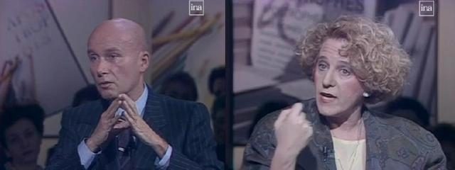 Gabriel Matzneff et Denise Bombardier dans l’émission littéraire Apostrophes