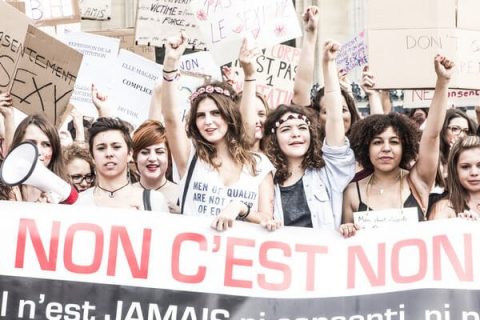 Photo de la Marche des salopes à Paris de 2013