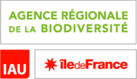 Logo de l'agence régionale de la biodiversité et de l'institut d'aménagement et d'urbanisme en Ile-de-France